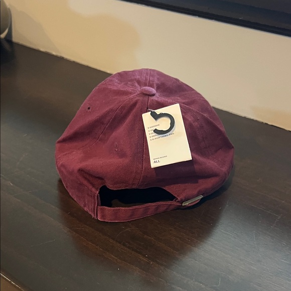 NWT * 47 Maroon Baseball Cap with Cream NY Logo